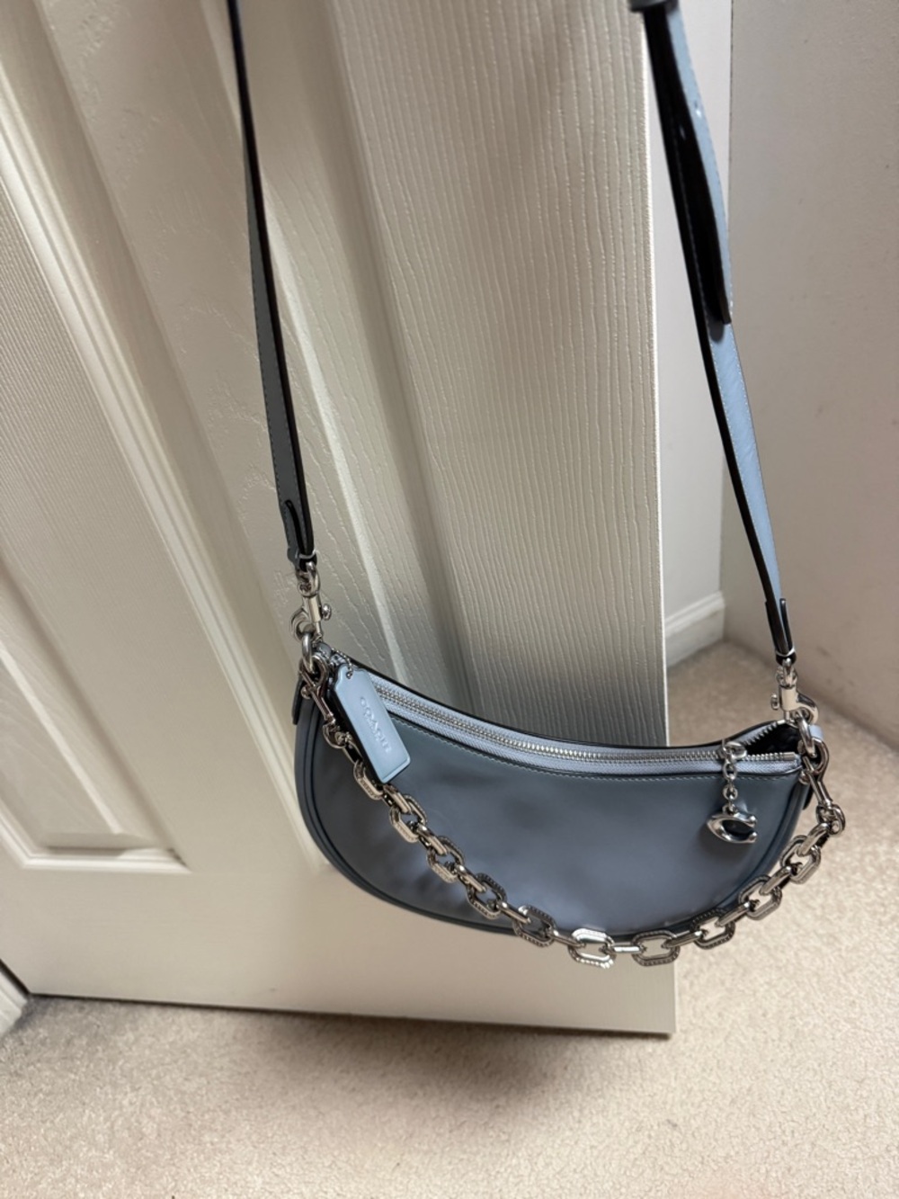 Coach Mira Bag in blue gray